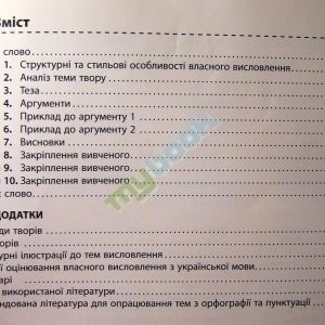 ЗНО Українська мова і література Власне висловлення