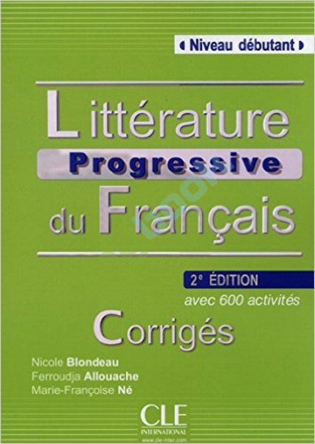 придбати книгу Litterature Progr du Franc 2e Edition Debut Corriges