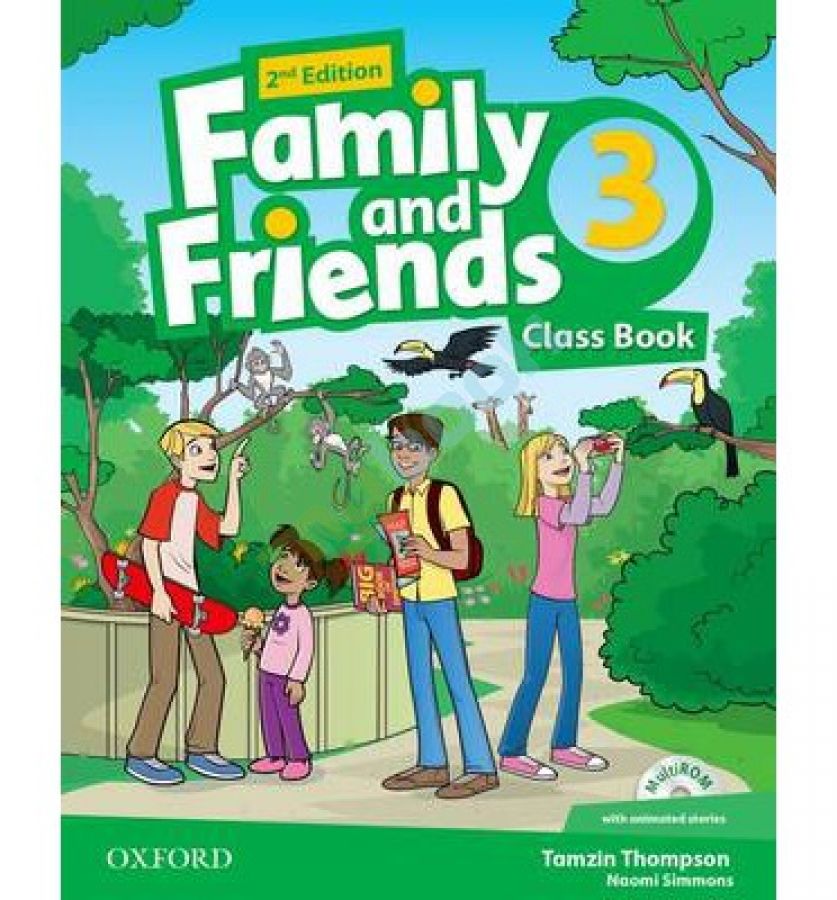 придбати книгу Family and Friends 2nd Edition 3 Class Book with Multi-ROM