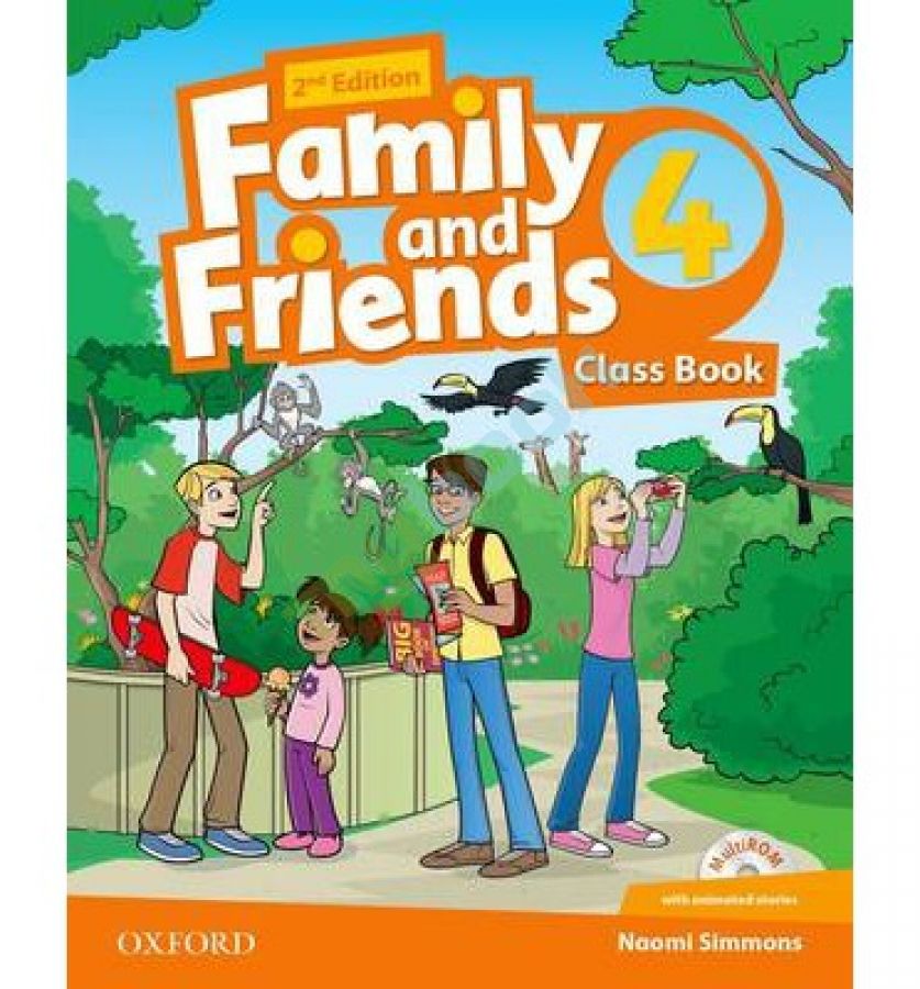 придбати книгу Family and Friends 2nd Edition 4 Class Book with Multi-ROM