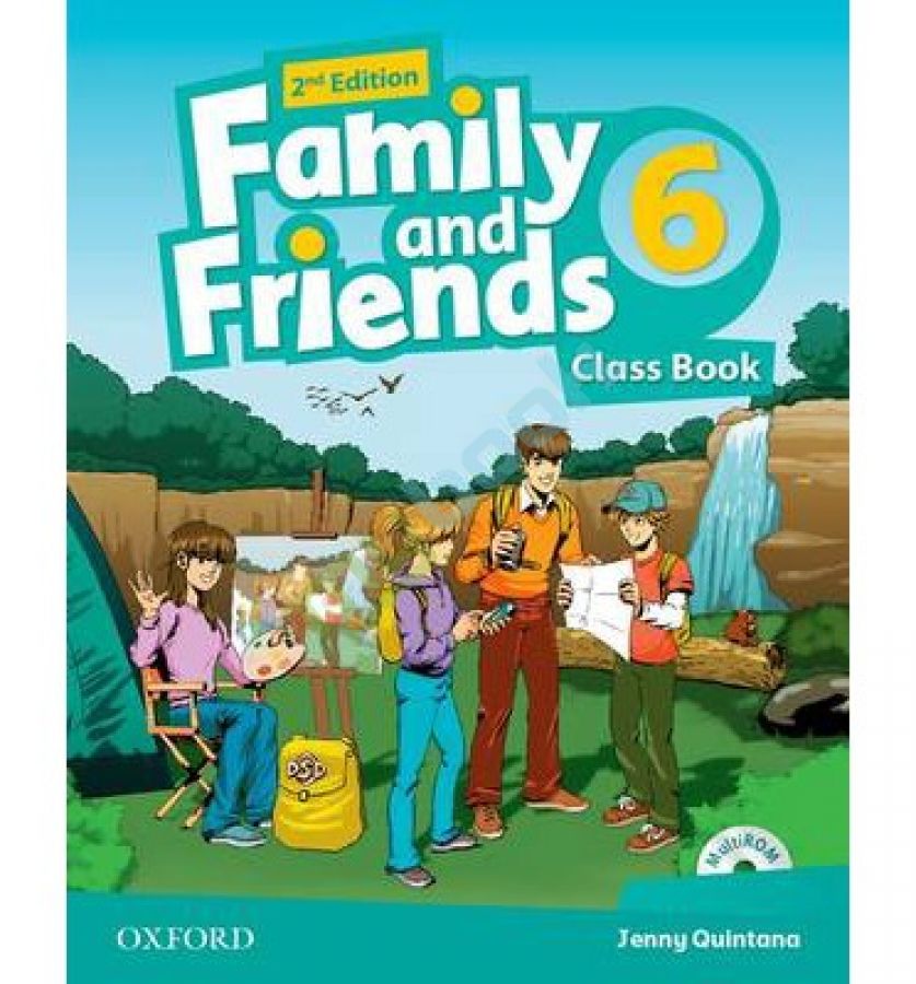 придбати книгу Family and Friends 2nd Edition 6 Class Book with Multi-ROM