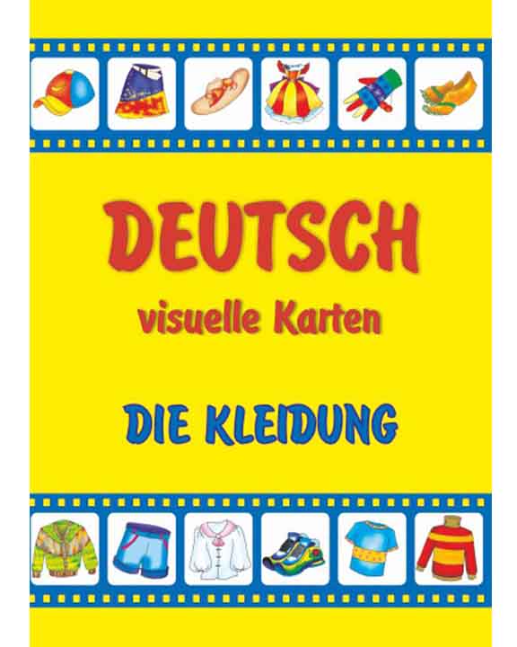 придбати книгу Одяг. Набір карток німецькою мовою. Deutsch, visuelle Karten. Die Kleidung