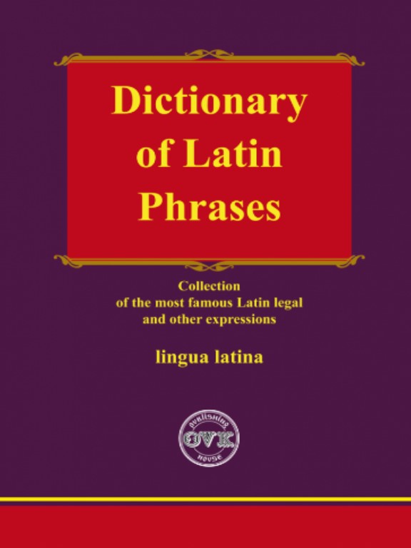 придбати книгу Dictionary of Latin Phrases