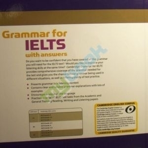 Cambridge Grammar for IELTS Student's Book with answers and Audio CD