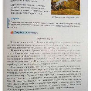 Українська література 5 клас. Підручник