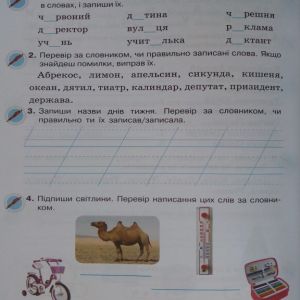 Робочий зошит з української мови 3 клас Застосовую знання