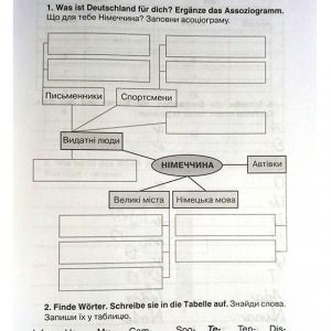 Німецька мова (перший рік навчання) Робочий зошит 5 клас